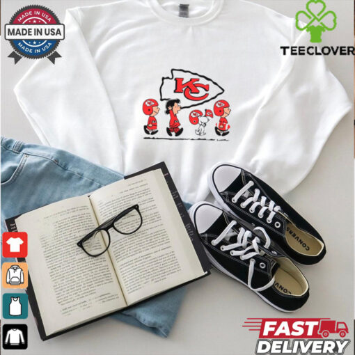 Snoopy The Peanuts Cheer For The Kansas City Chiefs 2024 25 NFL Shirt