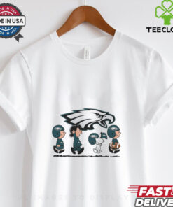 Snoopy The Peanuts Cheer For The Philadelphia Eagles 2024 25 NFL Shirt