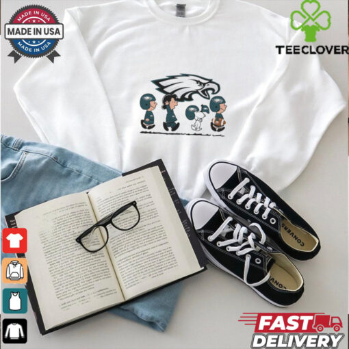 Snoopy The Peanuts Cheer For The Philadelphia Eagles 2024 25 NFL Shirt