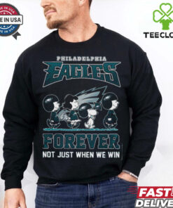 Snoopy The Peanuts x Philadelphia Eagles Forever Not Just When We Win T Shirts