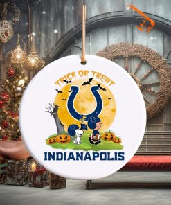 Snoopy Trick Or Treat Halloween Indianapolis Colts Ornament