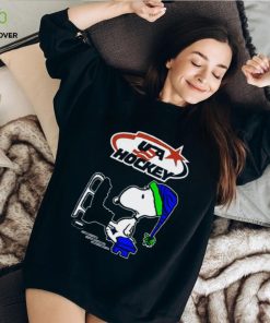 Snoopy USA Hockey Team Captain Shirt