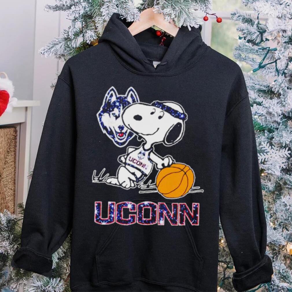Snoopy Uconn Huskies basketball logo shirt Snoopy Uconn Huskies basketball logo shirt