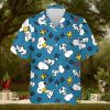 Snoopy With Woodstock Paws Peanuts Funny Hawaii Shirt