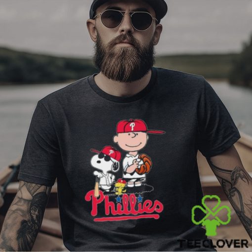 Snoopy Woodstock Charlie Brown Philadelphia Phillies Shirt