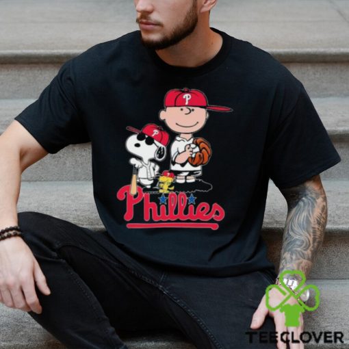 Snoopy Woodstock Charlie Brown Philadelphia Phillies Shirt