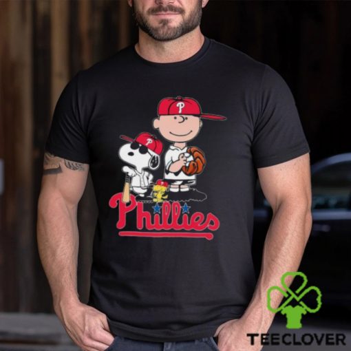 Snoopy Woodstock Charlie Brown Philadelphia Phillies Shirt