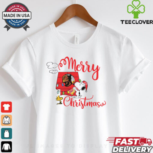 Snoopy Woodstock Christmas Washington Redskins Unisex T Shirt