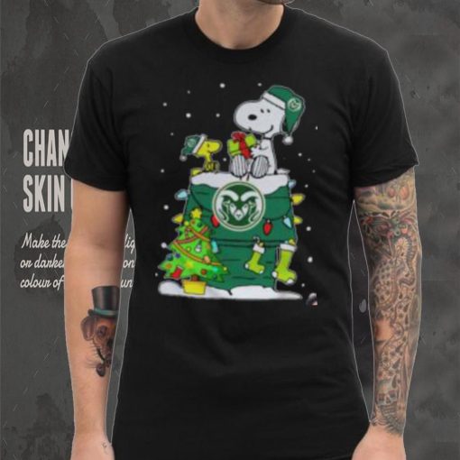 Snoopy Woodstock Colorado State Rams Ugly Christmas Shirt
