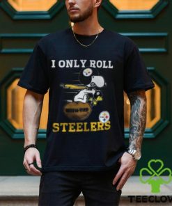 Snoopy Woodstock I Only Roll With The Pittsburgh Steelers Shirt 3 Snoopy Woodstock I Only Roll With The Pittsburgh Steelers Shirt
