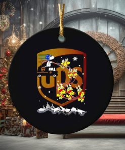 Snoopy Woodstock sleigh United Parcel Service Christmas ornament