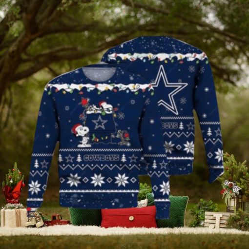 Snoopy Xmas 2023 Christmas Gift Dallas Cowboys Ugly Sweater For Men And Women