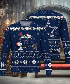 Snoopy Xmas Dallas Cowboys Ugly Sweater