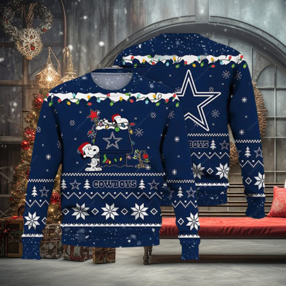 Snoopy Xmas Dallas Cowboys Ugly Sweater Snoopy Xmas Dallas Cowboys Ugly Sweater
