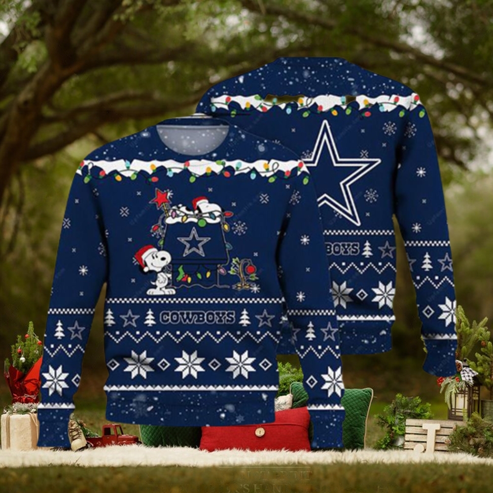 Snoopy Xmas Dallas Cowboys Ugly Sweater Snoopy Xmas Dallas Cowboys Ugly Sweater