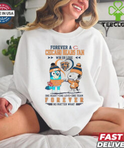 Snoopy and Bluey forever a Chicago Bears fan win or lose shirt 1 Snoopy and Bluey forever a Chicago Bears fan win or lose shirt