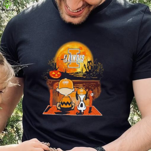 Snoopy and Charlie Brown Chicago Bears Halloween Shirt