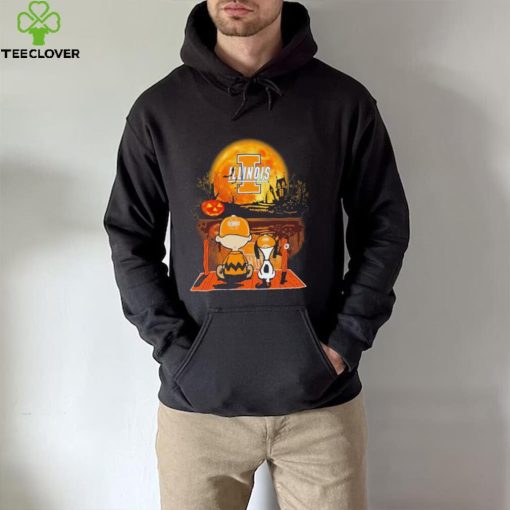 Snoopy and Charlie Brown Chicago Bears Halloween Shirt
