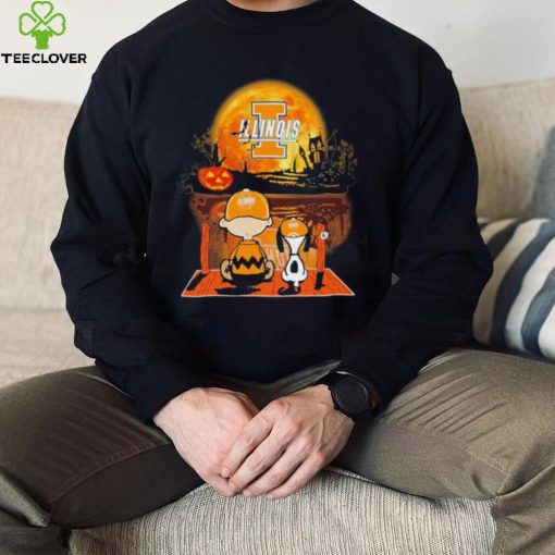 Snoopy and Charlie Brown Chicago Bears Halloween Shirt