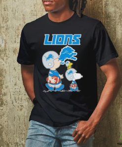 Snoopy and Charlie Brown Detroit Lions Peanut Shirt