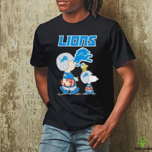 Snoopy and Charlie Brown Detroit Lions Peanut Shirt