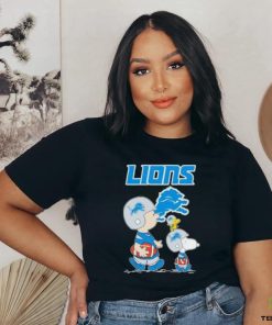 Snoopy and Charlie Brown Detroit Lions Peanut Shirt