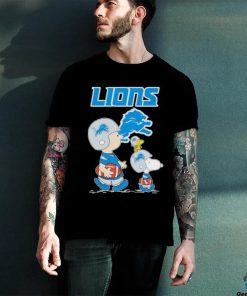 Snoopy and Charlie Brown Detroit Lions Peanut Shirt