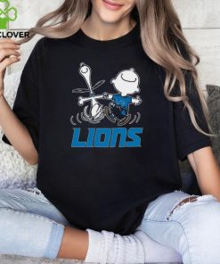 Snoopy and Charlie Brown Happy Detroit Lions Fans Shirts