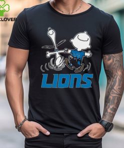 Snoopy and Charlie Brown Happy Detroit Lions Fans Shirts