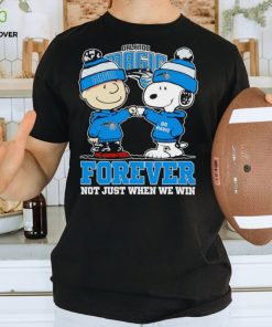 Snoopy and Charlie Brown Orlando Magic forever not just when we win shirt