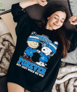 Snoopy and Charlie Brown Orlando Magic forever not just when we win shirt