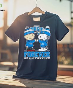 Snoopy and Charlie Brown Orlando Magic forever not just when we win shirt