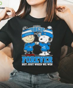 Snoopy and Charlie Brown Orlando Magic forever not just when we win shirt