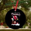 Snoopy and Charlie Brown Santa Arizona Cardinals this is my Christmas ornament