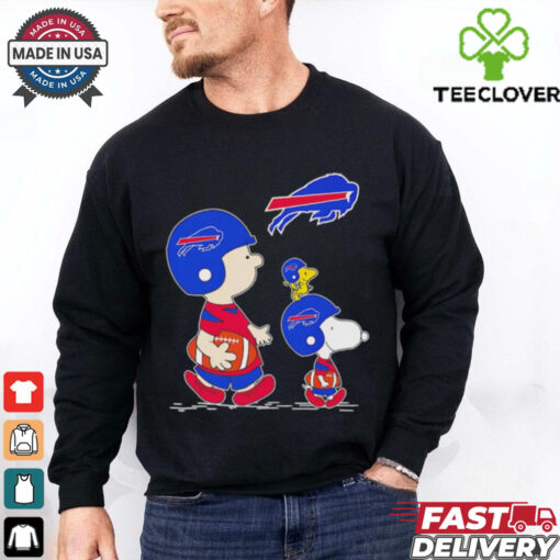 Snoopy and Charlie Brown together Let’s go Buffalo Bills shirt
