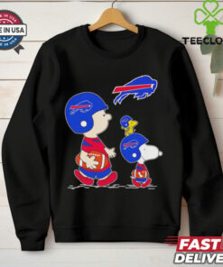 Snoopy and Charlie Brown together Let’s go Buffalo Bills shirt
