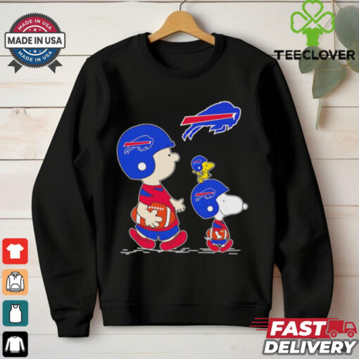 Snoopy and Charlie Brown together Let’s go Buffalo Bills shirt