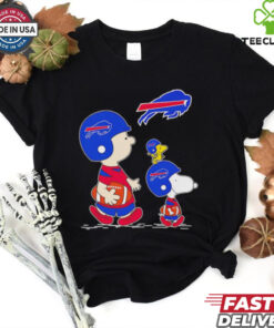 Snoopy and Charlie Brown together Let’s go Buffalo Bills shirt