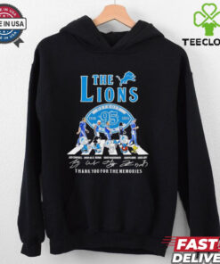 Snoopy and Friends The Detroit Lions Road Jared Goff Gibbs Montgomery Brown and Campbell Signatures shirt