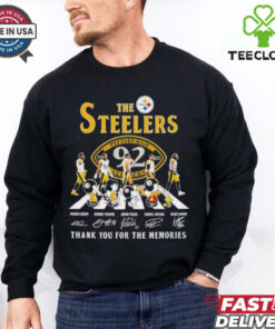 Snoopy and Friends The Pittsburgh Steelers Road Najee Harris Wilson Fields Pickens and Queen Signatures shirt