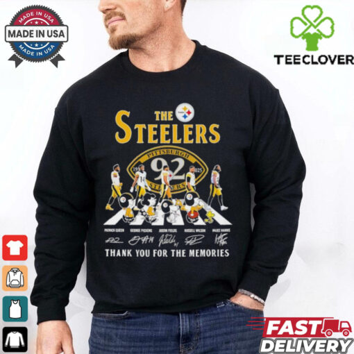 Snoopy and Friends The Pittsburgh Steelers Road Najee Harris Wilson Fields Pickens and Queen Signatures shirt