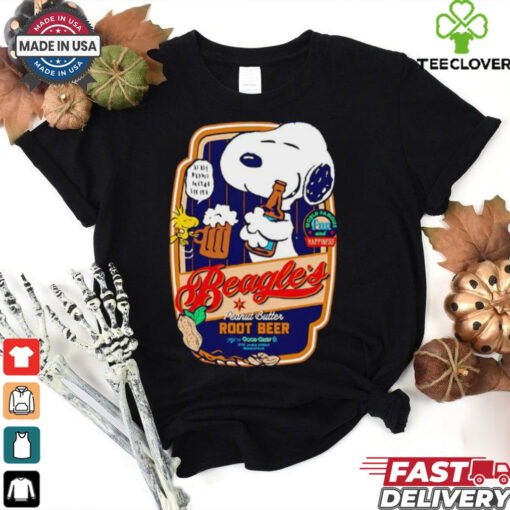 Snoopy and Woodstock Beagle’s Peanut Root Beer shirt