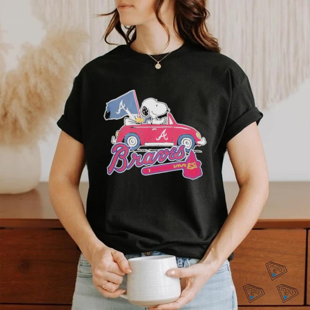 Snoopy and Woodstock Car Atlanta Braves 2023 shirt Snoopy and Woodstock Car Atlanta Braves 2023 shirt