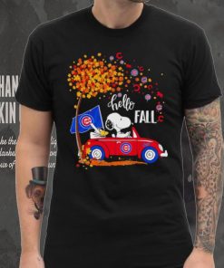 Snoopy and Woodstock Chicago Cubs hello fall shirt