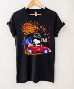 Snoopy and Woodstock Chicago Cubs hello fall shirt
