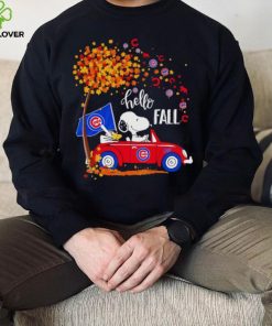 Snoopy and Woodstock Chicago Cubs hello fall shirt