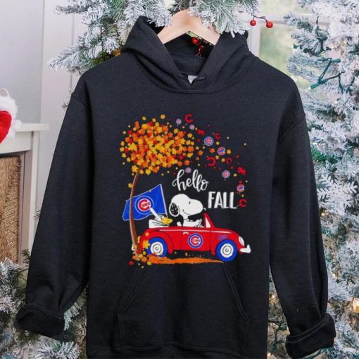 Snoopy and Woodstock Chicago Cubs hello fall shirt