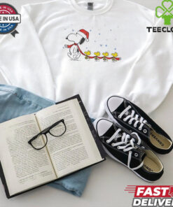 Snoopy and Woodstock Christmas Abbey Road shirt