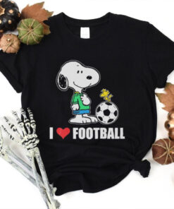 Snoopy and Woodstock I love football hoodie, sweater, longsleeve, shirt v-neck, t-shirt