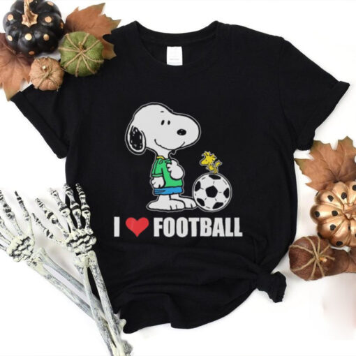 Snoopy and Woodstock I love football hoodie, sweater, longsleeve, shirt v-neck, t-shirt